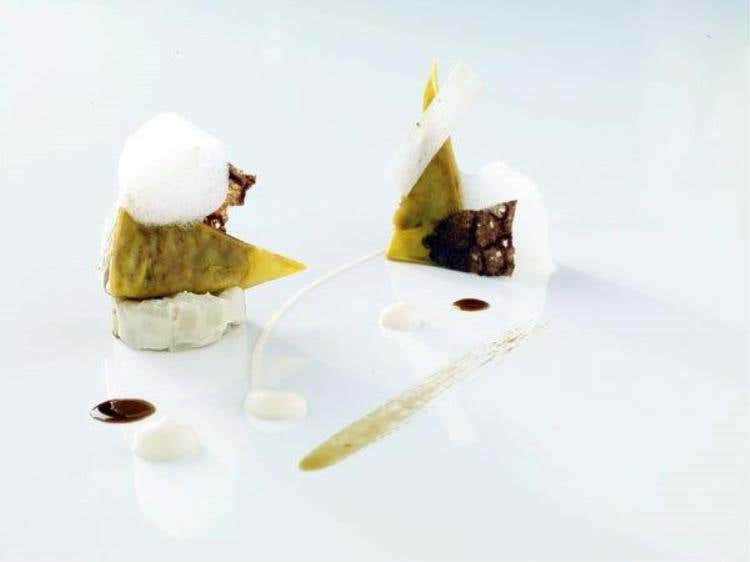 Ravioli, Scorzonera, Stufato di Mazo, Cioccolato e Birra